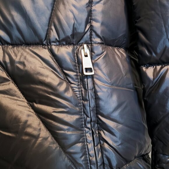 ANDREW MARC Womens Black Packable Duck Down Puffer Jacket Winter Coat 650 Fill-S - Picture 9 of 12